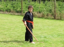 Flemming med bokken...