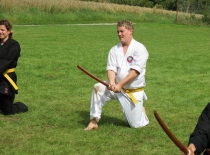 Thomas med bokken...