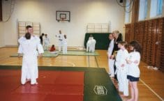 Sensei Martin som hvidbælte i 2001