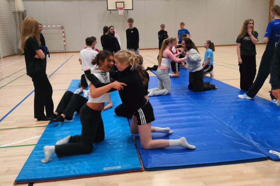 Makkerøvelser på Mølholm skole